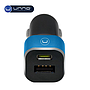 Cargador UNNO TEKNO para Carro Dual USB-A y USB-C Negro (PW5025BK)