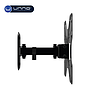 Soporte de pared para television de movimiento completo 42"  UNNO TEKNO Negro (TM8043BK)