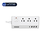 Regleta UNNO TEKNO 7 en 1 Power Strip Max Blanco (PW5083WT)