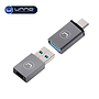 Adaptador UNNO TEKNO OTG USB-A A USB-C Y USB-C A USB-A (AD4301GY)