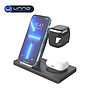 Cargador UNNO TEKNO Inalambrico ChargePro 3 en 1 Stand 15W (PW5119BK)