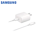 Cargador Samsung Adaptador de viaje USB C a USB C 45W 5A Blanco (TA845)