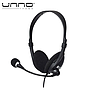 Audifono UNNO TEKNO Ace 5  USB con Microfono Negro (HS7205BK)