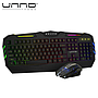 Combo UNNO TEKNO Brave Teclado y Mouse Gaming (KB6782BK)