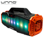 Bocina UNNO TEKNO Samba Led para fiestas Naranja 1