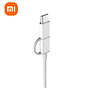 Cable Xiaomi Mi 2 en 1 Micro USB a tipo C 1m Blanco 