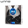 Audifono UNNO TEKNO Omega con Microfono 3.5 mm Negro (HS7311BK)