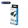Cable UNNO TEKNO Micro USB OTG adaptador 15 cm Negro (AD4201BK)