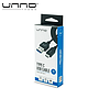 Cable UNNO TEKNO Tipo C USB 1.5 mts Negro (CB4054BK)