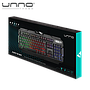 Teclado UNNO TEKNO Brave USB Gaming Negro (KB6781BK)
