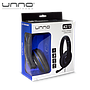 Audifono UNNO TEKNO Ace 12 Stereo 3.5 mm Negro con Azul (HS7212BL)