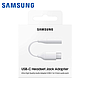 Adaptador ORIGINAL Samsung Jack de USB tipo C a 3.5mm