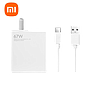 Kit Cargador Xiaomi con cable USB a USB C 67W Blanco