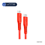 Cable UNNO TEKNO USB-C a USB-C 1.5m Rojo (CB4073RD)