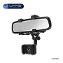 Soporte UNNO TEKNO para telefono de espejo retrovisor Negro (CH3008BK)
