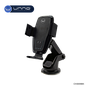 Soporte UNNO TEKNO para Telefono con Brazo Extendible y Cargador Inalambrico Negro (CH3009BK)