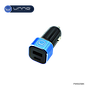 Cargador UNNO TEKNO para Carro Dual USB-A y USB-C Negro (PW5025BK)