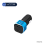 Cargador UNNO TEKNO para Carro Dual USB-C Negro (PW5027BK)