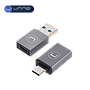Adaptador UNNO TEKNO OTG USB-A A USB-C Y USB-C A USB-A (AD4301GY)