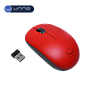 Mouse UNNO TEKNO Curve Inalambrico Rojo (MS6526RD)