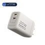 Cargador UNNO TEKNO PowerPro PD 30w Dual USB-C Blanco (PW5064WT)