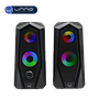 Bocina UNNO TEKNO BRV30 Parlante de escritorio 10W Negro con Luz RGB (SP9030BK)