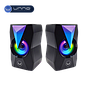 Bocina UNNO TEKNO ICON 10W Luz RGB Negro  (SP9013BK)